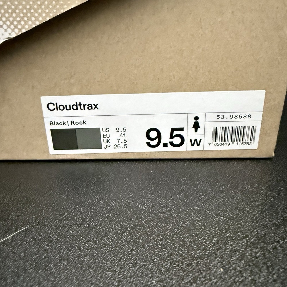 On Cloud Cloudtrax Boots Women's Size 9.5 53.98588 Black Rock Shoes Mid Outdoors - Picture 15 of 15